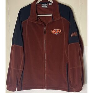 Destinations American‎ Identity Fleece Jacket Men's SZ  L- Super Bowl CBS Sports